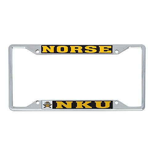 Desert Cactus Northern Kentucky University NKU Norse NCAA Metal License Plate Frame for Front or Back of Car Officially Licensed (Mascot)