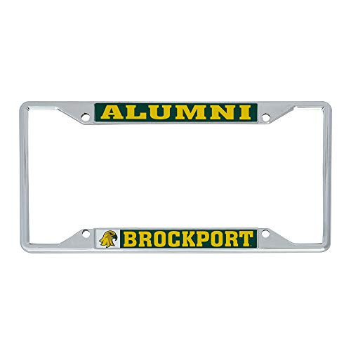 Desert Cactus College at Brockport SUNY Golden Eagles NCAA Metal License Plate Frame for Front or Back of Car Officially Licensed (Alumni)