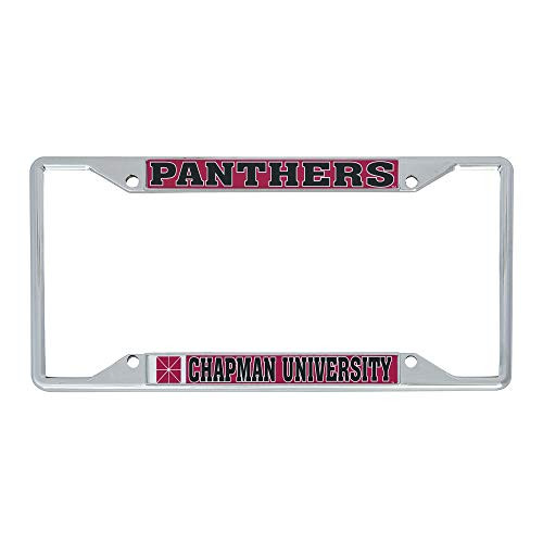 Desert Cactus Chapman University Panthers NCAA Metal License Plate Frame for Front or Back of Car Officially Licensed (Mascot)