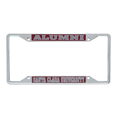 Desert Cactus Santa Clara University SCU Broncos NCAA Metal License Plate Frame for Front or Back of Car Officially Licensed (Alumni)