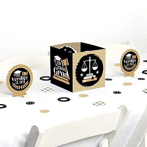 Big Dot of Happiness Law School Grad - Future Lawyer Graduation Party Centerpiece and Table Decoration Kit Big Dot of Happiness Law School Grad - Future Lawyer Graduation Party Centerpiece and Table Decoration Kit