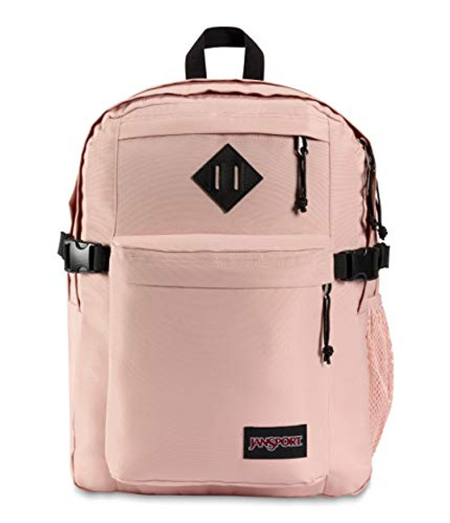 JanSport Main Campus 15 Inch Laptop Backpack - Any Occasion Daypack, Misty Rose