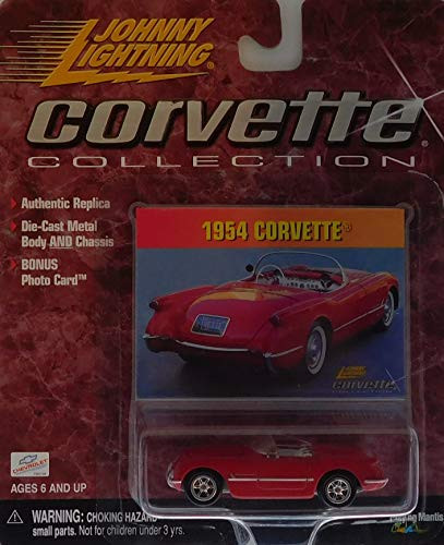 Johnny Lightning 1954 Corvette Convertible (red) Corvette Collection