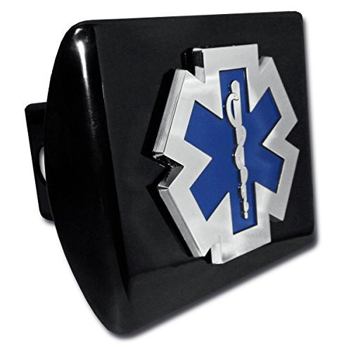 EMS All Metal Black Hitch Cover