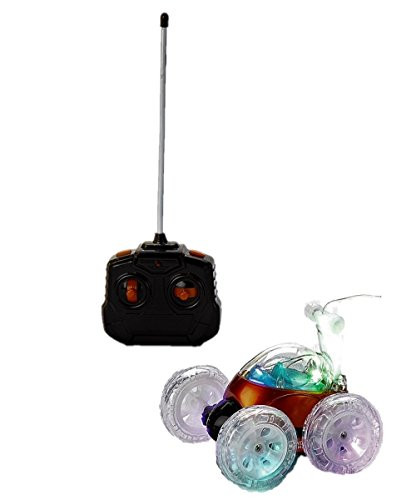 Mindscope Turbo Twisters Orange 27 MHz Bright LED Light Up Stunt RC Remote Control Vehicle