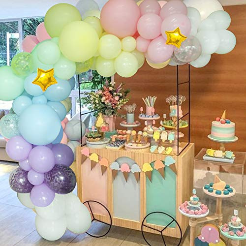 Party Pastel Balloons Garland Kit-94 pcs Macaron Candy Colored Latex Balloon Confetti Balloon Arch Kit Baby Shower Parties Birthday Wedding Party Party Pastel Balloons Garland Kit-94 pcs Macaron Candy Colored Latex Balloon Confetti Balloon Arch Kit Baby Shower Parties Birthday Wedding Party