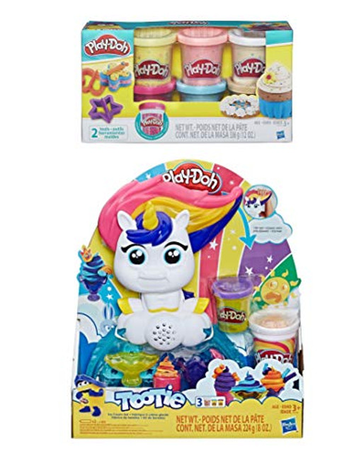 PD Play Doh Tootie Ice Cream Set + Play Doh Confetti Compound PD Play Doh Tootie Ice Cream Set + Play Doh Confetti Compound