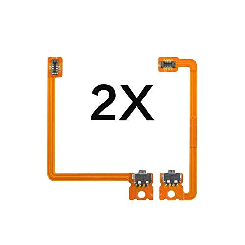 2X L R Left Right Shoulder Trigger Button Switch Connector Module Flex Cable Replacement Compatible with Nintendo 3DS XL (not fit 3DS)