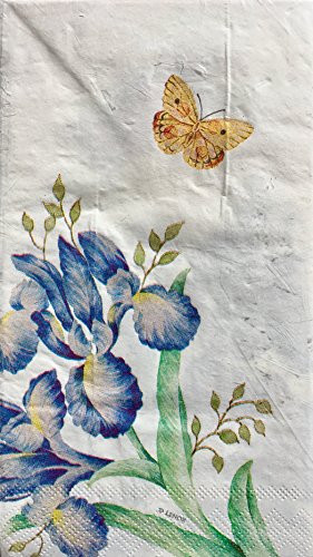 Lenox Butterfly Meadow Orange Sulphur Guest Dinner Napkins 32 Count