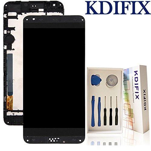 KDIFIX For HTC Desire 530 530G LCD Touch Screen Assembly + Frame with Full Professional Repair Tools kit (BLACK+FRAME)
