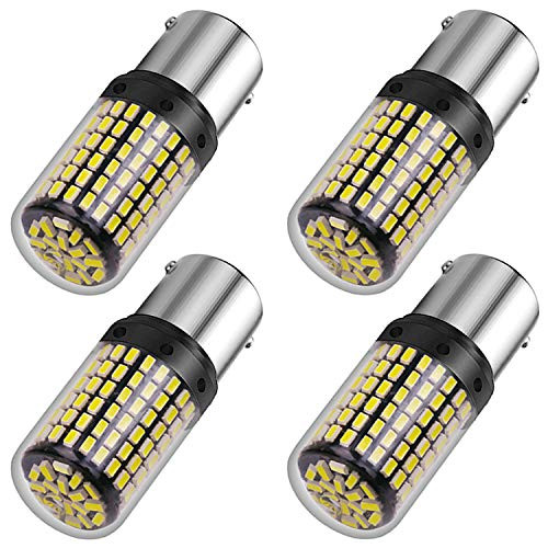 AOICANKI 2000 Lumens 1156 LED Bulbs BA15S P21W 7506 LED Light Bulbs Replacement for Backup Reverse Light Bulb Tail Light 6000K White (4 Pack)