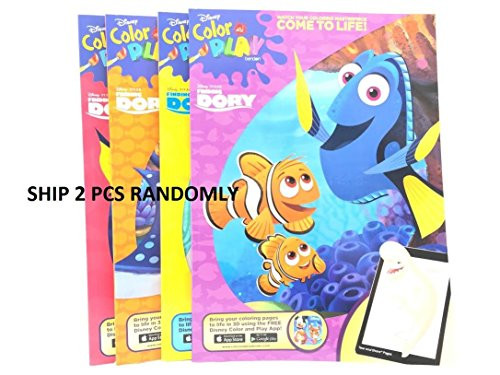 Disney Finding Dory & Nemo Color And Play Coloring Activity Book- 2 Packs