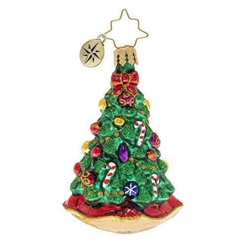 Christopher Radko Hand-Crafted European Glass Christmas Ornament, Christmas Tradition Gem
