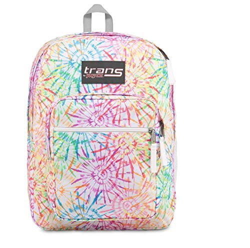 JanSport Trans 17 inch Supermax Backpack - Tie Dizzle White