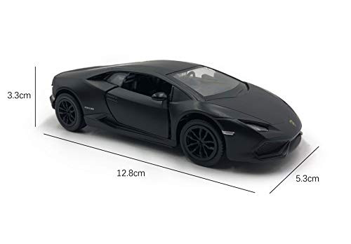 emosq Official Licensed 1:36 Super CAR Metal Model All Black Collection (Huracan Coupe)