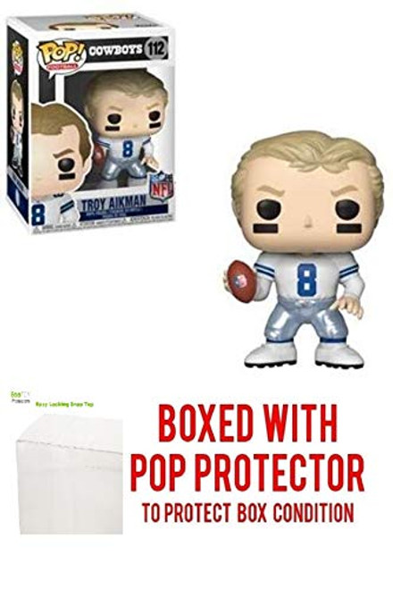 Pop NFL Legends: Troy Aikman #112 Dallas Cowboys Vinyl Figure (Bundled with EcoTek Pop Protector) Pop NFL Legends: Troy Aikman #112 Dallas Cowboys Vinyl Figure (Bundled with EcoTek Pop Protector)