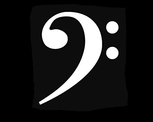Makarios LLC Bass Clef Music MKR Decal Vinyl Sticker |Cars Trucks Vans Walls Laptop|White|5.5 x 4.7 in|MKR1129 Makarios LLC Bass Clef Music MKR Decal Vinyl Sticker |Cars Trucks Vans Walls Laptop|White|5.5 x 4.7 in|MKR1129