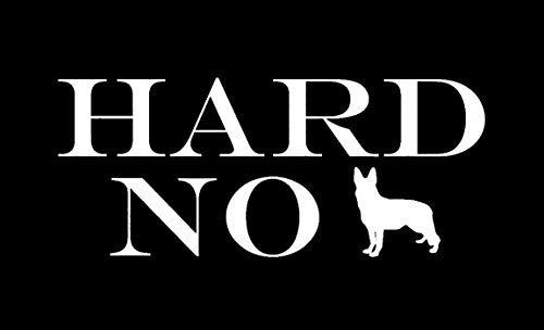 Makarios LLC Hard No Funny LetterKenny MKR Decal Vinyl Sticker |Cars Trucks Vans Walls Laptop|White|5.5 x 2.3 in|MKR1140 Makarios LLC Hard No Funny LetterKenny MKR Decal Vinyl Sticker |Cars Trucks Vans Walls Laptop|White|5.5 x 2.3 in|MKR1140