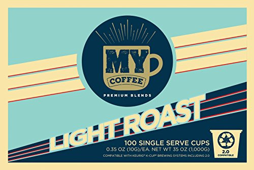 My Coffee Single Serve Coffee Pods, Light Roast, 100 Count My Coffee Single Serve Coffee Pods, Light Roast, 100 Count