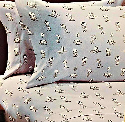 Berkshire Blanket & Home Co. Peanuts Moods of Snoopy 3-pc Twin Sheet Set