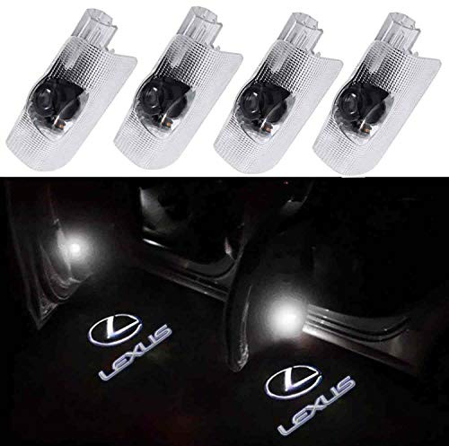 4PCS Car Door LED Light Projector Ghost Shadow Lights Welcome Light Laser Door Logo Lights Car Projection