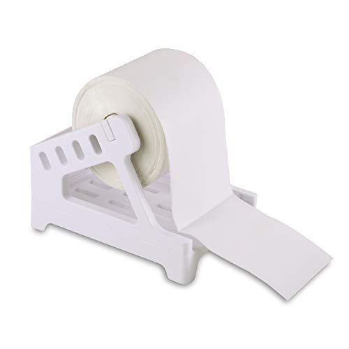 Trohestar Label Holder for Rolls and Fanfold Labels Work with Desktop Label Printer (White)