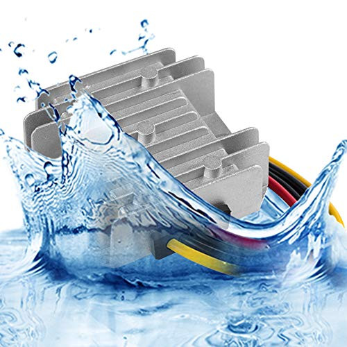 Aceirmc DC/DC Converter Regulator 24V Step Down to 12V Reducer Power Converter Waterproof Module Transformer for Golf Cart Club Car (5A 60W)