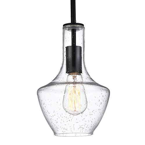 Berliget Modern Industrial Mini Black Farmhouse Kitchen Island Glass Hanging Pendant Lighting, Pendant Light Fixtures for Kitchen, Dining Room, Bar Berliget Modern Industrial Mini Black Farmhouse Kitchen Island Glass Hanging Pendant Lighting, Pendant Light Fixtures for Kitchen, Dining Room, Bar