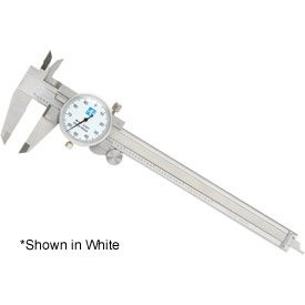 HHIP 4100-0201 Precision Dial Caliper, 0-6" Range, 001 Accuracy, 0.001" Graduation