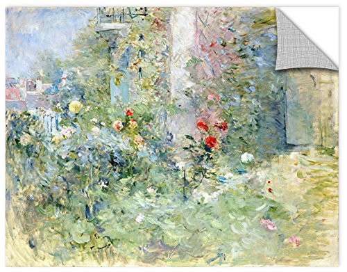 Tremont Hill Berthe Morisot ''The Garden At Bougival, 1884'' Removable Wall Art Mural, 18X24