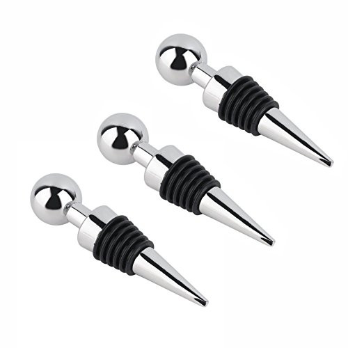 3pcs Bottle Stopper for Wine Collection Red Wine Champagne Beer Saver Sealer