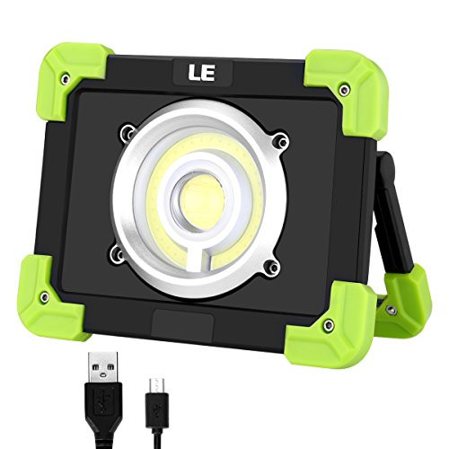 LE 20W LED Work Light Rechargeable Camping Lantern IP44 Waterproof 6000mAh Power Bank Portable Outdoor Walking Hiking Emergency Lamp Daylight White Red Flash