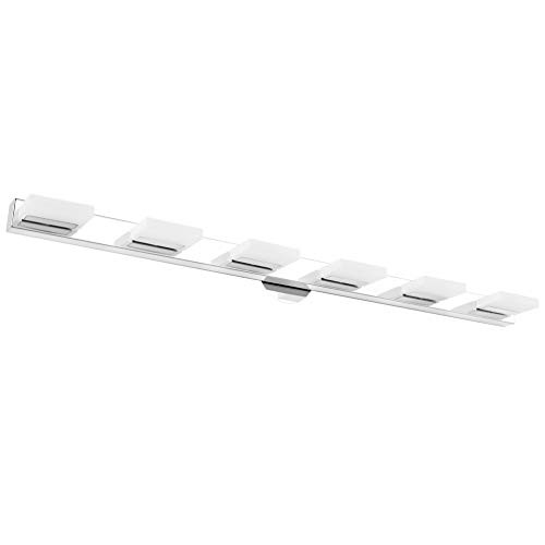 Aipsun Modern Vanity Light 6 Lights LED Bathroom Vanity Lighting Fixtures Acrylic Vanity Light Fixtures for Bathroom Cool White 6000K Aipsun Modern Vanity Light 6 Lights LED Bathroom Vanity Lighting Fixtures Acrylic Vanity Light Fixtures for Bathroom Cool White 6000K