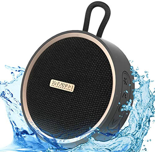 Portable Shower Speaker Bluetooth Waterproof - IPX7 Loud Stere Sound Wireless Small Speaker with Deep Bass, 12H Playtime Bluetooth 4.2 Mini TWS Speaker for Bicycle/Outdoor Hiking/Party 530 Black