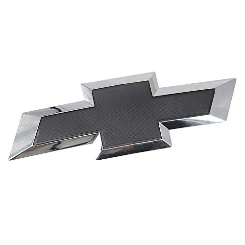 guzetop Black Front Grille Bow tie Bowtie Emblem Compatible with 2016-2018 Chevy Silverado 1500