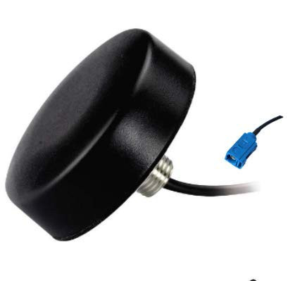MASWELL GPS Active Antenna fakra Connector Cylinder Screw Mount Navigation Antenna Waterproof fakra C Signal Blue