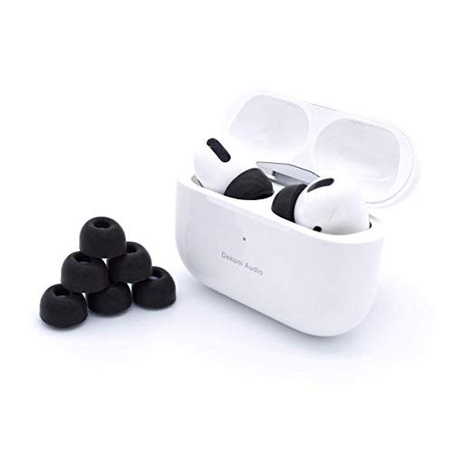 Dekoni Audio Premium Memory Foam Earphone Tips Compatible with The Apple Airpods Pro (Single Pair - Medium)