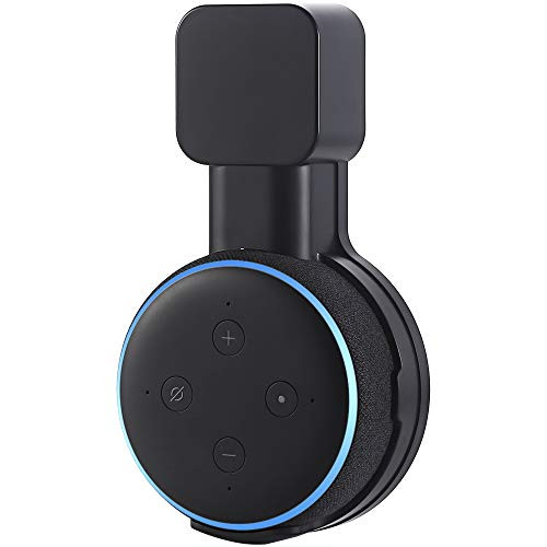 Wall Mount Holder for Echo Dot, A Space-Saving Cable Management Wall Mount Stand Holder Accessory for Echo Dot 3rd Generation, Without Messy Wires or Screws