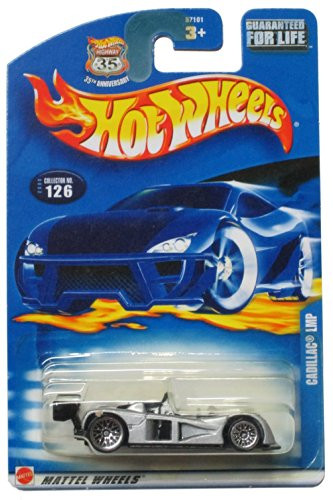 Hot Wheels 2003 Cadillac LMP #126 SILVER Race Car 1:64 Scale