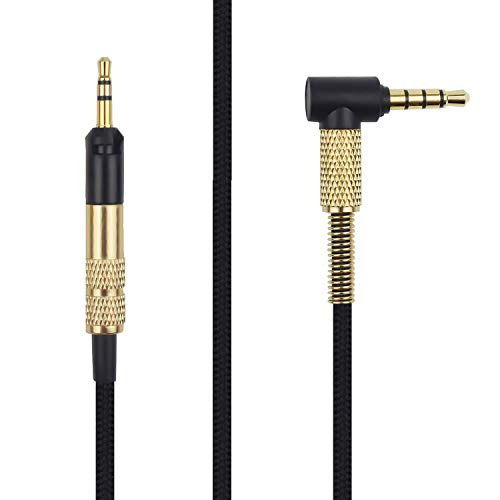 HD598 Cable, Replacement Audio Cable Braided Wire Cord for Sennheiser HD598 HD558 HD518 HD579 HD599 HD569 Headphones & Audio Technica ATH-M50x ATH-M40x ATH-M70x Headsets (Without Mic) HD598 Cable, Replacement Audio Cable Braided Wire Cord for Sennheiser HD598 HD558 HD518 HD579 HD599 HD569 Headphones & Audio Technica ATH-M50x ATH-M40x ATH-M70x Headsets (Without Mic)