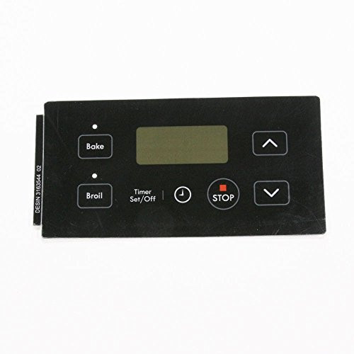 Frigidaire 316354402 Range Control Overlay Genuine Original Equipment Manufacturer (OEM) Part for Kenmore, Black Frigidaire 316354402 Range Control Overlay Genuine Original Equipment Manufacturer (OEM) Part for Kenmore, Black