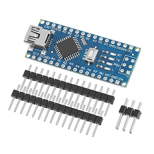 Helonge ATmega328P Module, 5V 16M Micro Controller Nano Board CH340/ATmega328P Without USB Cable, Compatible with Arduino Nano V3.0
