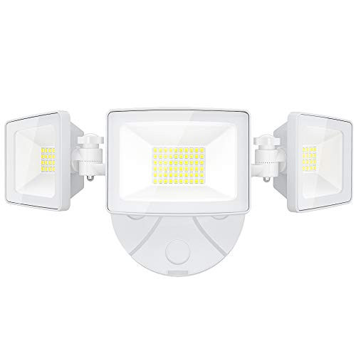 Onforu 50W LED Security Light, 5000LM Outdoor Flood Lights Fixture with 3 Adjustable Heads, IP65 Waterproof, 5000K White Super Bright Exterior Wall Mount Security Light for Eave, Yard, Garden, Porch Onforu 50W LED Security Light, 5000LM Outdoor Flood Lights Fixture with 3 Adjustable Heads, IP65 Waterproof, 5000K White Super Bright Exterior Wall Mount Security Light for Eave, Yard, Garden, Porch