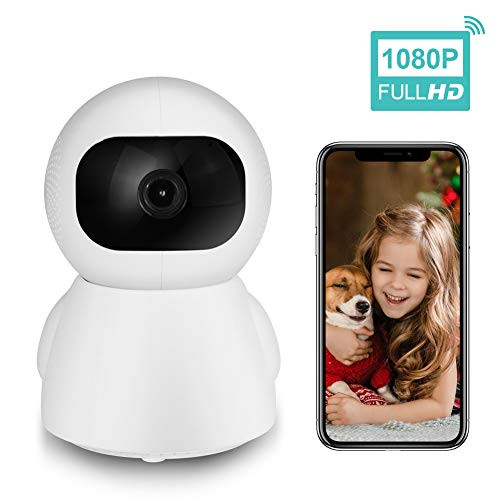 Wireless Security Cameras 1080P HD WiFi Pet Camera, Home Indoor Camera for Dog/Nanny/Elder/Baby Monitor, Surveillance IP Camera with Smart Night Vision/2 Way Audio/Motion Detection