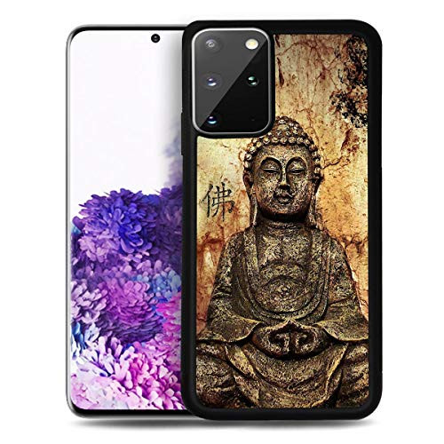 for Samsung S20+, Galaxy S20 Plus, Durable Protective Soft Back Case Phone Cover, HOT12125 Buddha