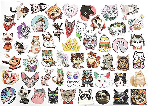 Luggage Stickers-Animal Cat Water Bottles Sticker 52pcs Random Waterproof Film Vinyl Skateboard Guitar Travel Case Sticker Door Laptop Luggage Car Bike Bicycle Stickers Luggage Stickers-Animal Cat Water Bottles Sticker 52pcs Random Waterproof Film Vinyl Skateboard Guitar Travel Case Sticker Door Laptop Luggage Car Bike Bicycle Stickers