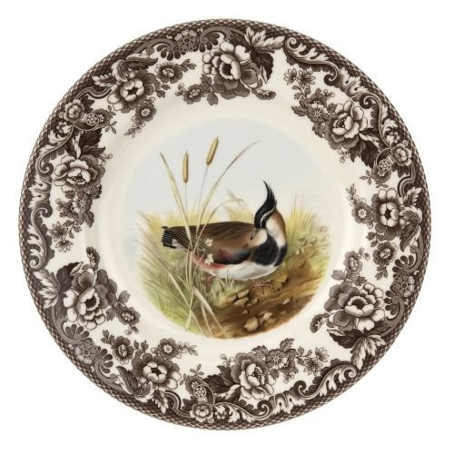 Spode Woodland 10.5" Dinner Plate- Lapwing Design- Fine Earthenware
