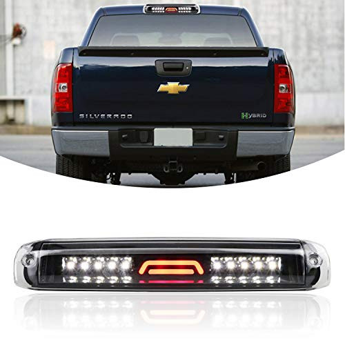 Sanzitop LED 3rd Brake Light Rear Brake Light Cargo Light Fit for 99-06 Chevrolet Silverado/GMC Sierra 1500 2500 3500 & HD 1500 2500 3500 HD (Black Housing Clear Lens) Sanzitop LED 3rd Brake Light Rear Brake Light Cargo Light Fit for 99-06 Chevrolet Silverado/GMC Sierra 1500 2500 3500 & HD 1500 2500 3500 HD (Black Housing Clear Lens)
