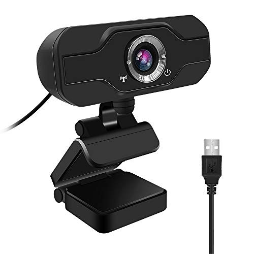 USB Webcam with Microphone, StartVision Full HD 1080P Computer Camera Live Stream Camera, Widescreen Video Calling and Recording,Webcam for Laptop and Desktop