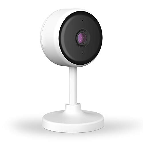 Littlelf Indoor Home Security Camera, 1080P WiFi Camera with Night Vision, 2 Way Audio, Motion Detection, Plug-in Smart Camera for Pet Elder Baby Monitor, Cloud & SD Card Storage Works with Alexa